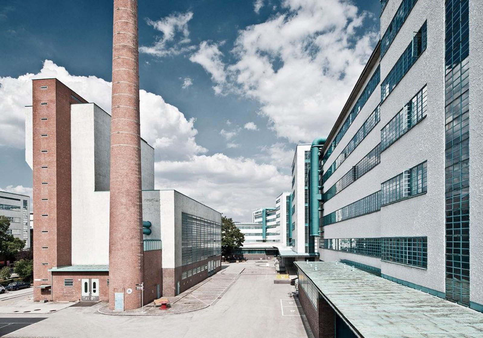 Innenhof der Tabakfabrik Linz
