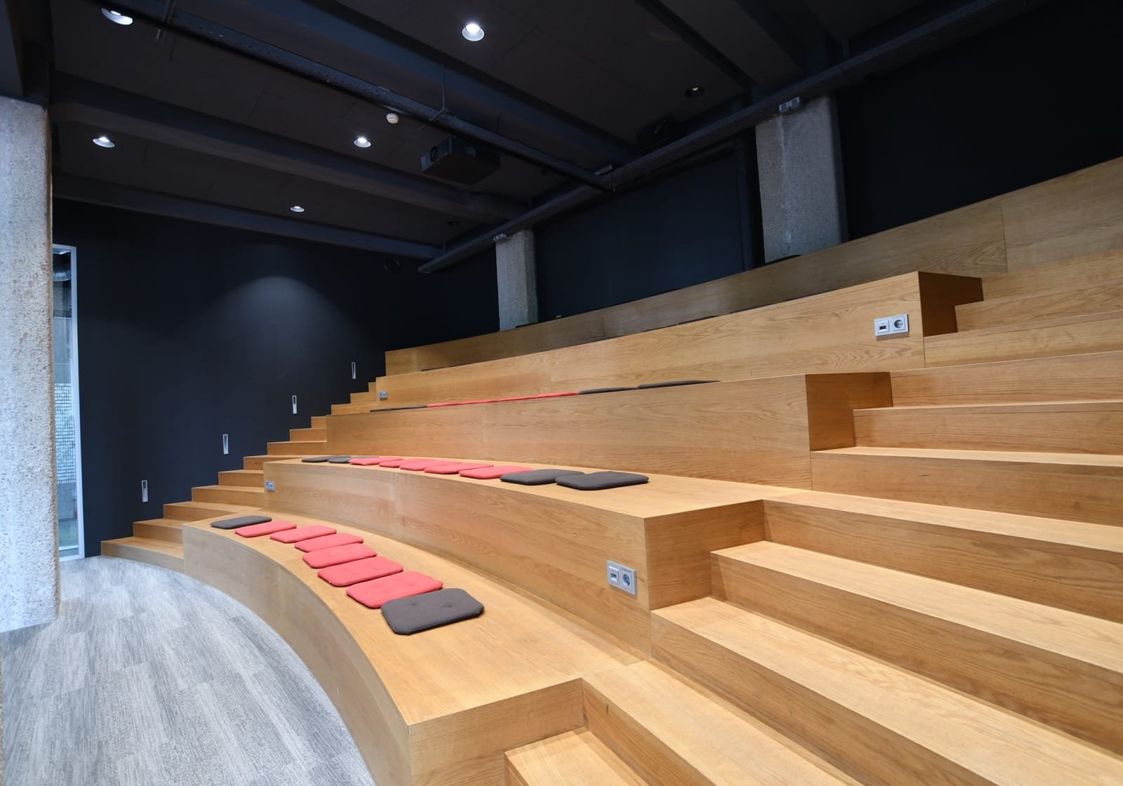 Grandstand in the auditorium